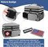 Timoxi Double Layers Medicine Bag with Insulated Compartment Pill Bottle Organizer with Lockable Zipper,Travel Medicine