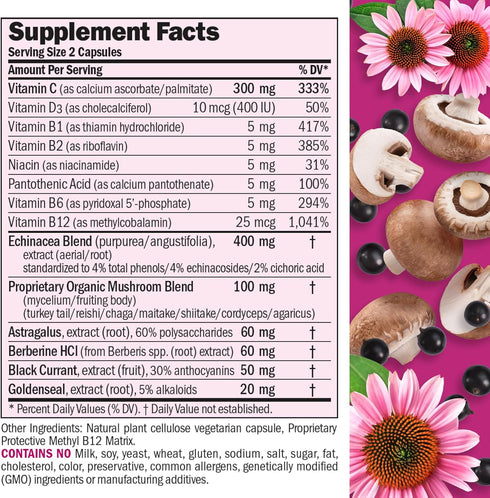 ANDREW LESSMAN Immune Factors, 60 Capsules, Supports Immune System and Natural Defenses