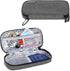 LUXJA Insulin Travel Case, Insulin Bag for Pens and Diabetic Supplies (Bag Only), Gray