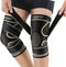 Copper Knee Braces with Strap for Knee Pain Women and Men(2 Pack),