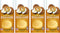K29 'Coconut' Stone Air Freshener (Pack of 4) - K16005-4