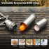 Extended Small Pill Case Necklace, Titanium Mini Pill Container with Chain, Waterproof Holder for Emergency Aspirin