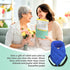 Microwavable Heating Pads for Lower Back, Neck, Shoulder Pain Relief, Moist Microwave Hot Pack, Blue-Lavender
