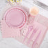 175 Pcs Pink Paper Plates and Napkins - 25 Guest Light Pink Party Supplies for Baby Shower & Birthday