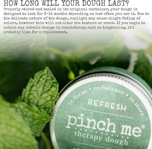 Pinch 10 Me Therapy Dough - Holistic Aromatherapy Stress Relieving Putty - Ounce (Beach)