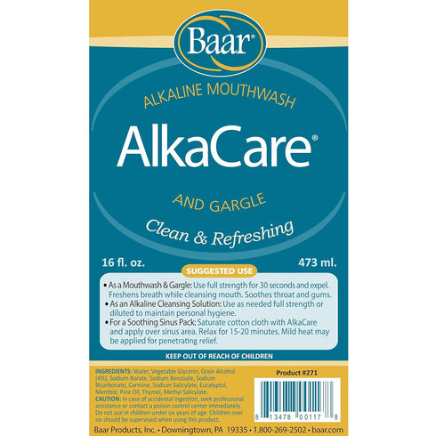 AlkaCare Mouthwash & Gargle, 16 Oz