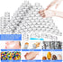 MotBach 100 Pcs 5g Empty Plastic Containers, Mini Makeup Sample Jars with Clear Lids and Mini Spatulas