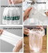 100 Count Small Trash Bags - 4 Gallon Clear Garbage Bags - Strong, Leakage-Free, Unscented Thick for Bathroom, Office,