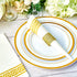 LITOPAK 200 Pack Paper Hand Towels for Bathroom - Guest Disposable Napkins for Kitchen, Wedding, Party, Dinner, Gold