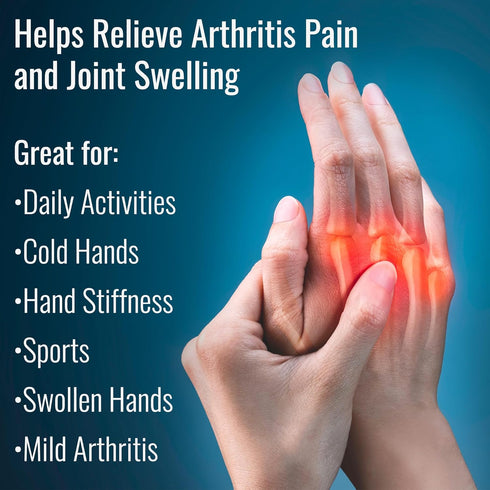 Arthritis Compression Gloves - Pain Relief, Reduces Swelling & Stiffness, FSA & HSA Eligible, Fits Men & Women, Joint