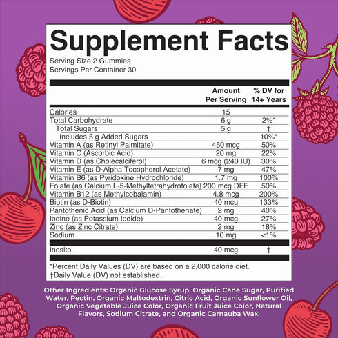 Gummy Immune 60 Count MaryRuth Organics Mens Vitamin | USDA | Vegan | Daily Multivitamins for Support | Non-GMO |