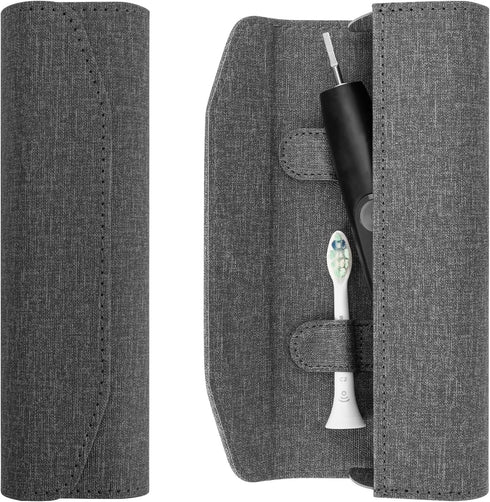 Linkidea Electric Toothbrush Travel Case with Magnetic Clasp, Portable Protective Storage Carrying Bag