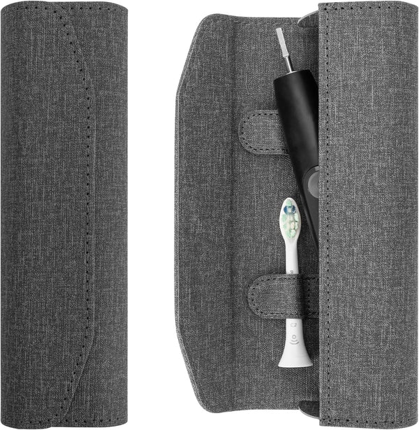 Linkidea Electric Toothbrush Travel Case with Magnetic Clasp, Portable Protective Storage Carrying Bag