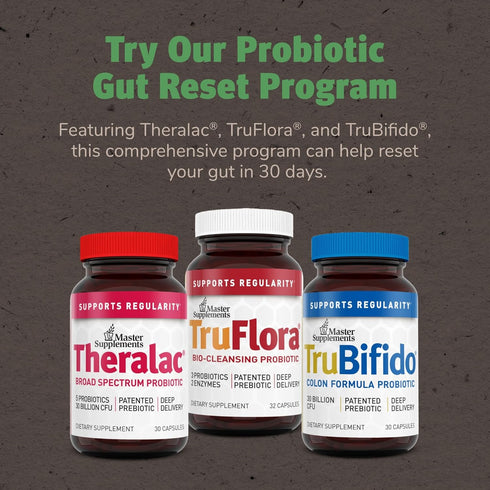 Master Supplements TruBifido - 30 Capsules, Powerful Probiotic for Colon Health & Energy, Gluten Free