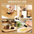 Set, Countertops SAMEBUTECO Cutting Board Care Brush & Oil Applicator Natural Bamboo Handle with Mixed Palm Fiber