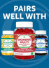 Lunakai Probiotic Gummies for Digestive Health - 5 Billion CFUs, Chewable Probiotic Gummy for Women, Men, Kids, 60ct
