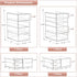 Sorbus Makeup Organizer with 16 Drawers, Clear Acrylic Drawer Organizer for Makeup, Office, Jewelry, Art Supplies