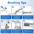 Replacement Toothbrush Heads Compatible with Oral-B Braun, Pack of 20 for Oral-B 7000/Pro 1000/9600/500/3000/8000