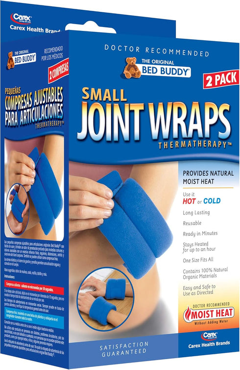 Bed Buddy Joint Wrap - Hot & Cold Therapy for Muscle and Joint Pain Relief - Small Heating Pad for Knee, Wrist, Elbow,