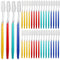 400 Pack Disposable Toothbrushes, Individually Wrapped Manual Single Use Soft Bristle Toothbrush Set for Adults Kids