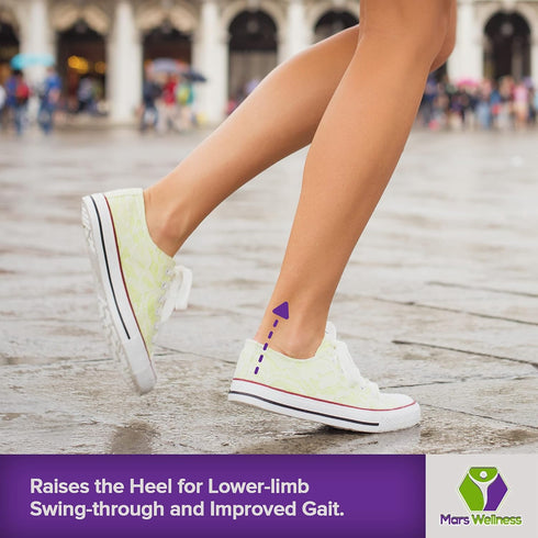 Premium Adjustable Orthopedic Heel Lift - Made in The USA for Heel Pain and Leg Length Discrepancies - Large