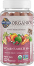 Garden of Life Organics Women 40+ Gummy Vitamins, Berry, Certified Organic, Non-GMO, Vegan, 120 Real Fruit Gummies