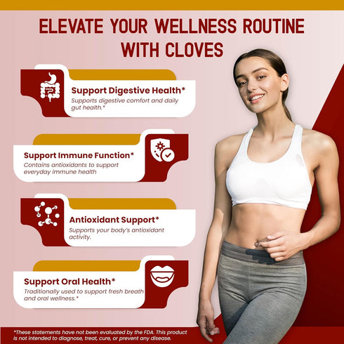 HarmoVira Immunity 180 Liposomal Cloves Supplement with Cinnamon, Ginger, Turmeric, Oregano & Black Pepper Support
