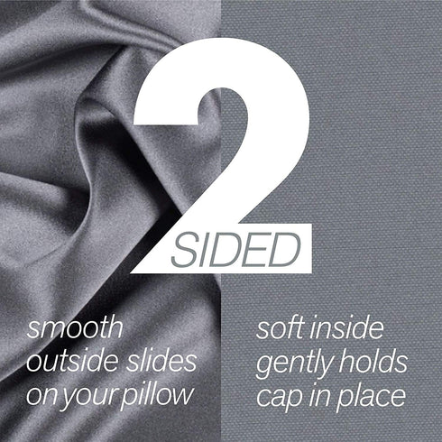 Stay On Satin Edge Bonnet Extra Large - Black