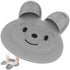 Manmihealth Extra-Large Shower Foot Scrubber Mat with Non-Slip Suction Cups, Rabbit-Shaped Silicone