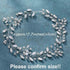 Unicra Silver Bride Wedding Rhinestone Hair Vine Bridal Hair Piece Crystal Headband Accessories for Women and Girls