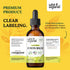 Organic Lemon Balm Tincture - 2 fl oz Liquid Extract for Stress Relief - Vegan Alcohol Free Supplement Drops