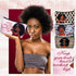 24 Pcs Black Woman Makeup Bag Christmas Gift Black Girl Toiletry Bag African American Canvas Makeup Bags Zipper Cosmetic Pouch Reusable Multi Purpose Organizer for Women Inspirational Gifts