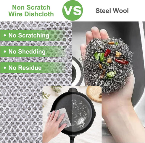 Double-Sided Microfiber Cleaning Cloths: 8-Pack Multipurpose Non Scratch Dishcloth & Microfiber Rags
