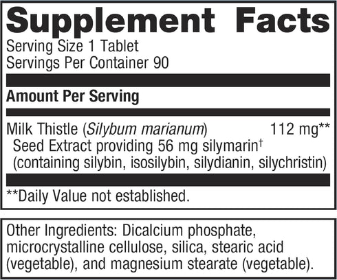 Metagenics Silymarin 80 - Liver Health Support* - Milk Thistle Seed Extract - Antioxidants Supplement* - Liver