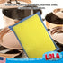 Lola Products Microfiber Terry & Nylon Net 12 Pack | Non-Scratch 2-Way Cleaning Sponge Scrubber with Dual Sided Cloth