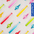Curaprox CPS 09 Prime Start Interdental Brushes Set, 5 Brushes + 2 Holders, 0.9 mm Diameter, Yellow for Effective