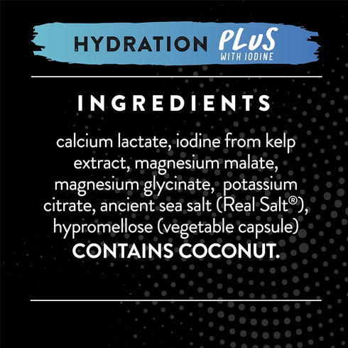REDMOND Re-Lyte Hydration Plus Capsules, 120 Count