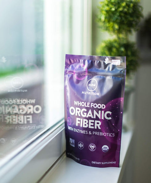 MRM Nutrition Whole Food Organic Fiber, 32 Servings for Digestive Health