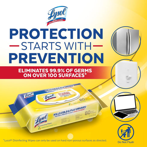 Handi-Pack Country (Pack 4 320ct Lysol Disinfecting Wipes, Brighter Horizon, Scent, of - Total)