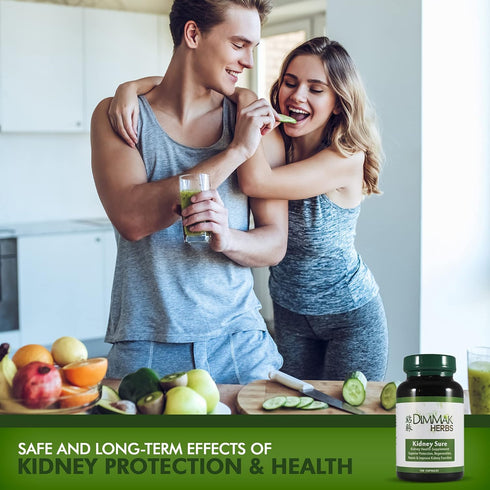 Dimmak Herbs Certified Organic Kidney Sure Health Supplement, Chinese Herb Kidney Blend Detoxifier + Regenerator – 100