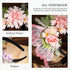 MOSTORY Flower Crown with Butterfly Fairy Wings Headband, Elf Woodland Hairband for Renaissance Cosplay Halloween