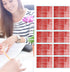Nail Tip Display Tape, 10 Sheets Double Sided Adhesive Tape for Nail Art Accessories, Home & Salon Use