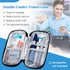 YOUSHARES Portable Insulin Cooler Travel Case, Refrigerated Medicine Case for Insulin Pen with 2 Ice Packs (Roses)