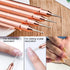 9Pcs Nail Art Brushes Set - Professional Double-Ended Acrylic Liner Detail Brushes for DIY Home Salon
