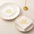 Crisky 40 and Fabulous Cocktail Napkins Gold for Women, 40th Birthday Decorations, 50Pcs, 3-Ply Supplies