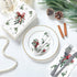 Janlaugh 100 3 Pcs Chriatmas Mistletoe Ply Disposable Napkins Hand Towels for Bathroom Paper Napkins Guest Decorative