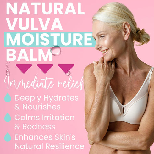 HydroGyn Vulva Balm | Vaginal Moisturizer & Menopause Support | Relieves Feminine Dryness, Itching & Irritation |