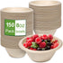 8oz Small Paper Bowls Disposable, 150 Pack Compostable Heavy Duty Bowls for Ice Cream, Desserts, Soup, Snack