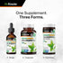 Gummies 90 Gummies, 45 BIO KRAUTER Chlorophyll for Body Odor & Detox Support - Vegan Chlorophyll Supplements for Women