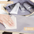 WLLWOO 2pcs Cow Corduroy Makeup Bag, Waterproof Zipper Cosmetic Bag, Small Travel Toiletry Pouch for Women